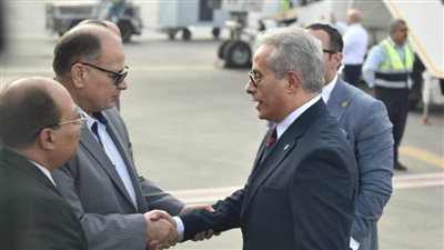 محافظ أسيوط يستقبل وزير العمل في المطار الدولي