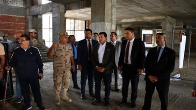 وزير الرياضة يتفقد نادي النادي بشيراتون ويطمئن على سير العمل بمول وجراج المونوريل باستاد القاهرة (صور)