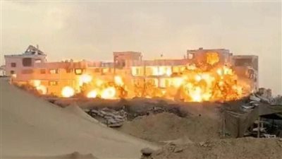 الاحتلال يدمر مبنى المجلس التشريعي الفلسطيني في غزة