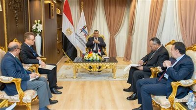 وزير الإنتاج الحربي يستقبل سفير ألمانيا لبحث سبل التعاون المشترك (صور)