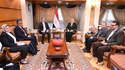 القباج تستقبل الممثل المقيم لبرنامج الأمم المتحدة الإنمائي في مصر