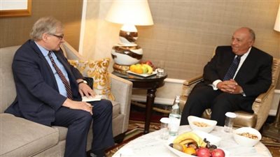 وزير الخارجية يجتمع مع المبعوث الأمريكي إلى ليبيا ضمن سلسلة لقاءاته بواشنطن