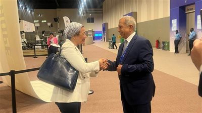 وزيرة البيئة تلتقي رئيس الأكاديمية العربية للعلوم والتكنولوجيا والنقل البحري على هامش COP28