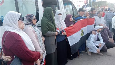 قوافل طبية وعلاجية شاملة أمام لجان الانتخابات الرئاسية بالغربية 