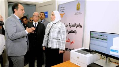 وزيرة التضامن تفتتح معمل تحاليل عينات الكشف عن تعاطي المواد المخدرة لصندوق مكافحة وعلاج الإدمان