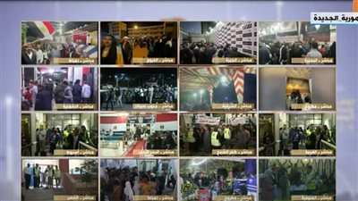 الناخبون بمدينة 6 أكتوبر يتحدون هطول الأمطار ويواصلون التدفق على اللجان الانتخابية