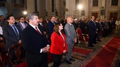 وزيرة الهجرة تشارك في قداس عيد الميلاد المجيد للأقباط الكاثوليك بكاتدرائية العذراء مريم (صور)
