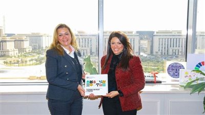 وزيرة التعاون الدولي تلتقي المديرة التنفيذية للأكاديمية الوطنية للتدريب لبحث تعزيز الشراكات الدولية (صور)