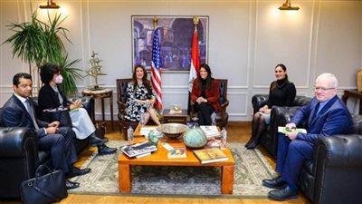 وزيرة التعاون الدولي تبحث دفع العلاقات الاقتصادية المشتركة مع السفيرة الأمريكية الجديدة لدى مصر 