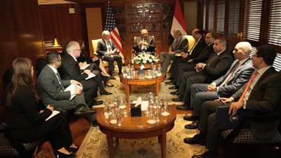 وزير الخارجية يستقبل عضوين بمجلس الشيوخ الأمريكي