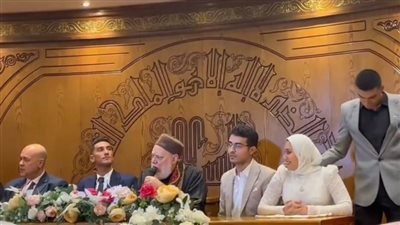  أفراح آل الشويخ.. عقد قران نجل المستشار أحمد الشويخ رئيس محكمة جنايات القاهرة بحضور د. على جمعة