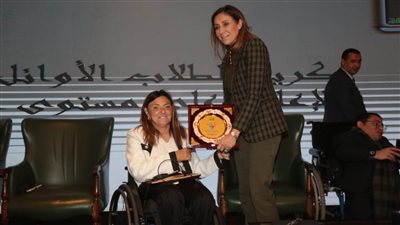 وزيرة الثقافة تشارك باحتفالية المجلس القومي للأشخاص ذوي الإعاقة 