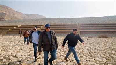 وزير الري يتفقد مشروعات الحماية من أخطار السيول بالقاهرة (صور)