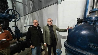 وزير الإسكان يتفقد رافع الصرف الصحي الرئيسي بمدينة الشروق بعد الانتهاء من تطويره ورفع كفاءته (صور)