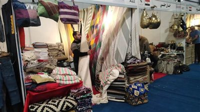 شباب جهاز تنمية المشروعات في معرض بغداد الدولي