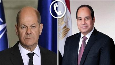 الرئيس السيسي يتلقى اتصالا هاتفيا من المستشار الألماني بشأن الأوضاع الإقليمية واتساع دائرة التوتر بالمنطقة