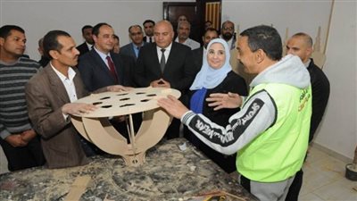 وزيرة التضامن ومحافظ قنا يتفقدان مركز العزيمة لعلاج وتأهيل مرضى الإدمان بقنا (صور)