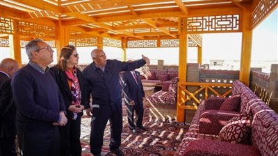 وزيرة التخطيط تتفقد مشروع المنزل الريفي صديق البيئة الفائز بالمركز الأول (صور)
