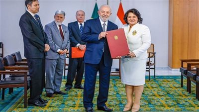 سفيرة مصر لدى البرازيل تقدم أوراق اعتمادها لرئيس الجمهورية (صور)