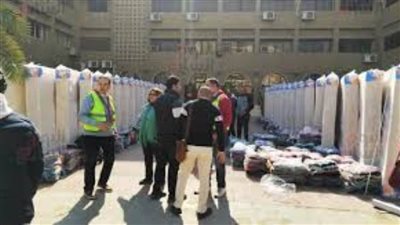 الكنيسة القبطية الأرثوذكسية تجهز شاحنة مساعدات لقطاع غزة