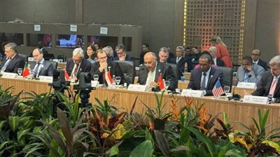 وزير الخارجية يشارك في جلسة بعنوان دور مجموعة العشرين في التعامل مع التوترات الدولية الجارية