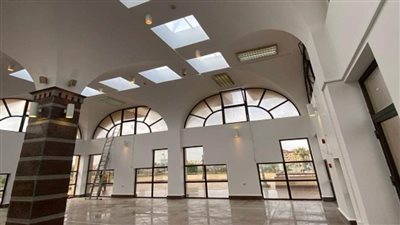 رئيس جهاز دمياط الجديدة يتفقد أعمال تأهيل مبنى المطعم والكافيتريا بالحديقة المركزية والمركز التكنولوجي (صور)