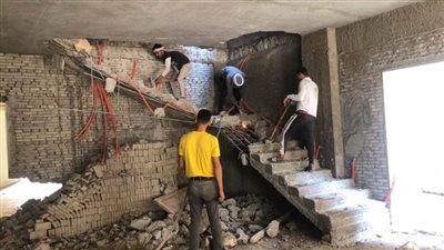 جهاز الشيخ زايد يشن عدة حملات لمواجهة مخالفات البناء والإشغالات والنباشين