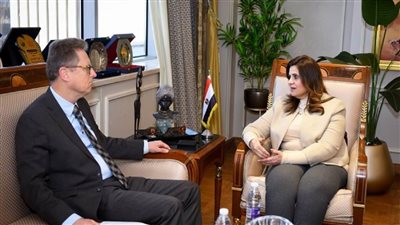 وزيرة الهجرة تبحث مع السفير الألماني تعزيز التعاون المشترك (صور)