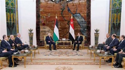 وفا: السيسي وأبو مازن يؤكدان أن غزة جزء من الدولة الفلسطينية