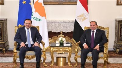 السيسي يبحث مع رئيس قبرص تعزيز التعاون بين البلدين (صور)