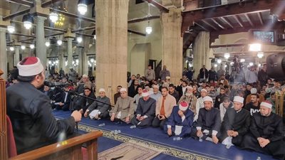 درس التراويح بالجامع الأزهر: القرآن هو الشفاء لما في الصدور والصاحب الوفي لصاحبه