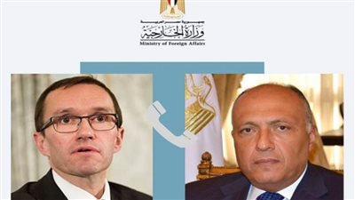 وزير الخارجية يتلقى اتصالا من نظيره النرويجي لبحث الأوضاع بغزة