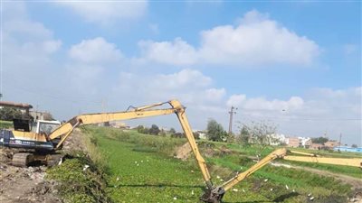 وزير الري يتابع أعمال تطهير المصارف العامة ومشروعات إنشاء شبكات الصرف المغطى