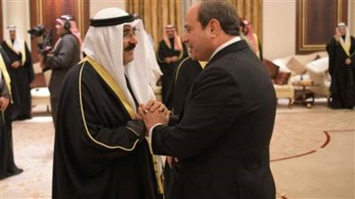 السيسي يهنئ أمير الكويت بحلول عيد الفطر المبارك