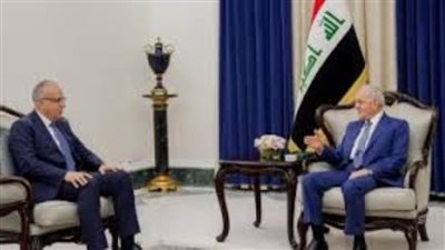 رئيس جمهورية العراق يستقبل وزير الموارد المائية والري المصري