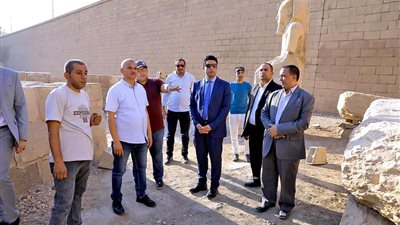 لجنة وضع سوهاج على الخريطة السياحية تتفقد المنطقة الأثرية في أخميم