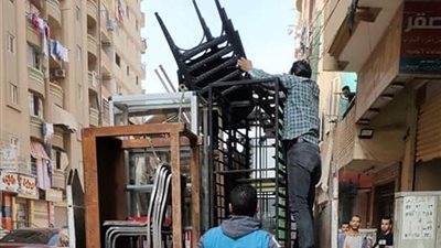 رفع 1258 حالة إشغال في حملات بـ 4 أحياء في الإسكندرية