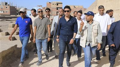 نائب محافظ سوهاج يتفقد عددا من المواقع السياحية والأثرية بأبيدوس