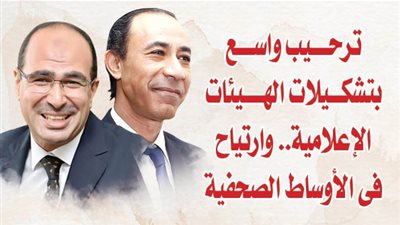 «انطلاقة جديدة للإعلام المصري».. ترحيب واسع بتشكيلات الهيئات الإعلامية.. وارتياح فى الأوساط الصحفية 