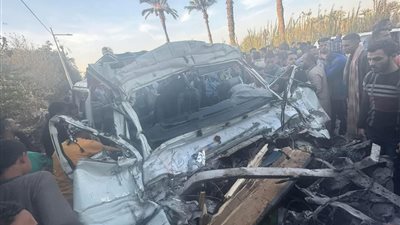 أسماء ضحايا حادث ميكروباص القوصية بأسيوط بعد مصرع 13 شخصا وإصابة 2 آخرين