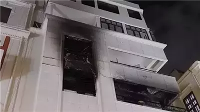 النيابة تباشر التحقيقات فى حريق شقة النبى دانيال بالإسكندرية