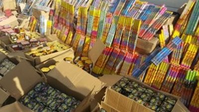 الداخلية تضبط 114 ألف قطعة ألعاب نارية في الإسكندرية