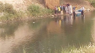 انتشال جثة طفل غرق بترعة أمام منزله في جرجا بسوهاج