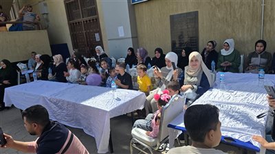 جامعة بنها تنظم حفلا ترفيهيا للأطفال الفلسطينين المرافقين لمصابى غزة
