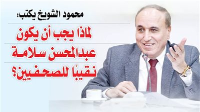 محمود الشويخ يكتب: لماذا يجب أن يكون عبدالمحسن سلامة نقيبًا للصحفيين؟