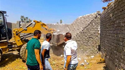 إزالة 1763 حالة تعدي على أملاك الدولة والأراضي الزراعية بسوهاج 