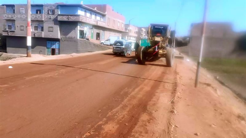 رصف طريق محمد صديق