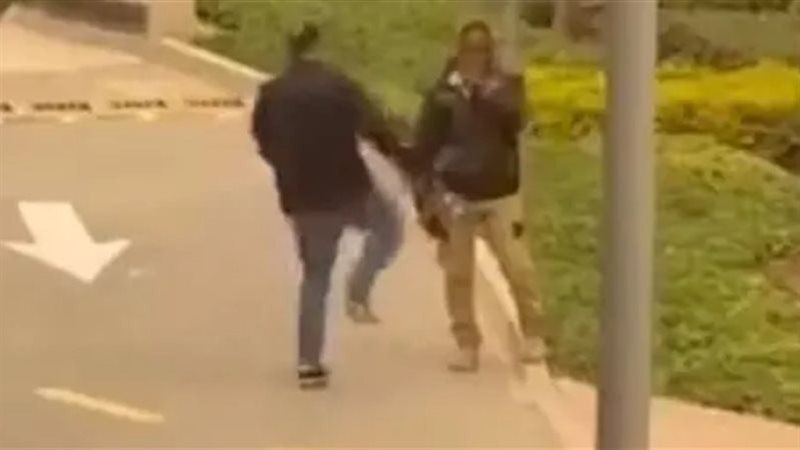 جانب من المشاجرة