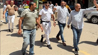 رئيس حي الهرم يشن حملة مكبرة لرفع الإشغالات بالطوابق ويضبط مخالفات بناء بقطاع المتحف