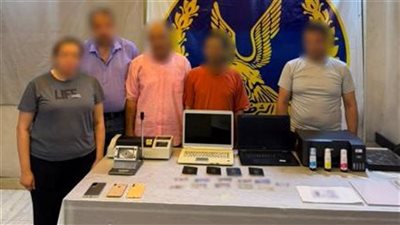 سقوط تشكيل عصابي بالقاهرة تخصص في تزوير المحررات الرسمية